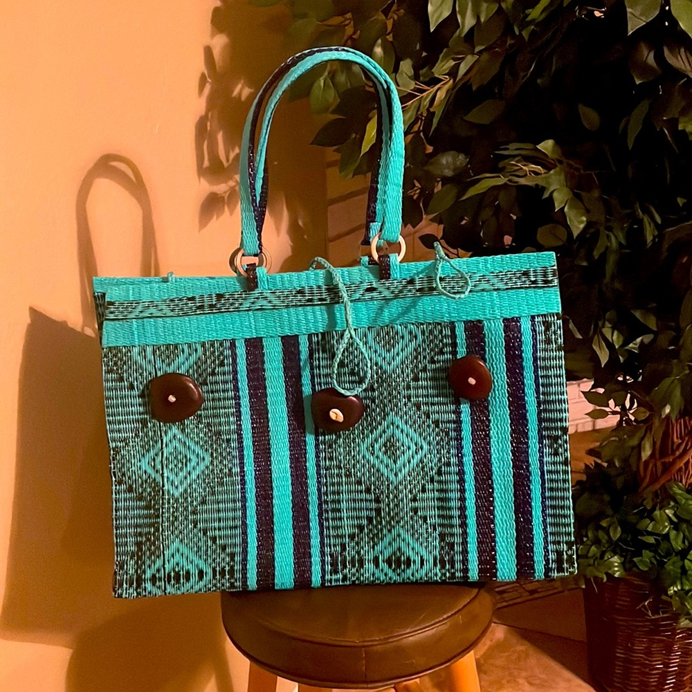 African woven bag